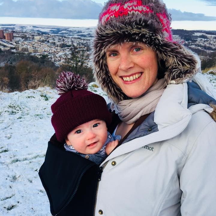 snowsuit in baby carrier