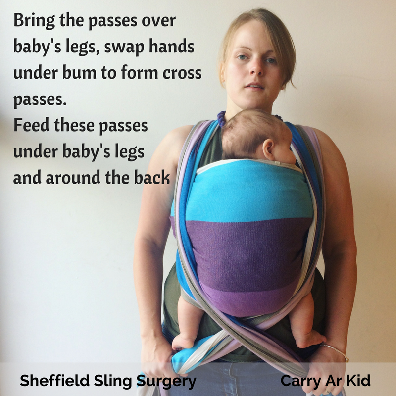 front wrap cross carry newborn