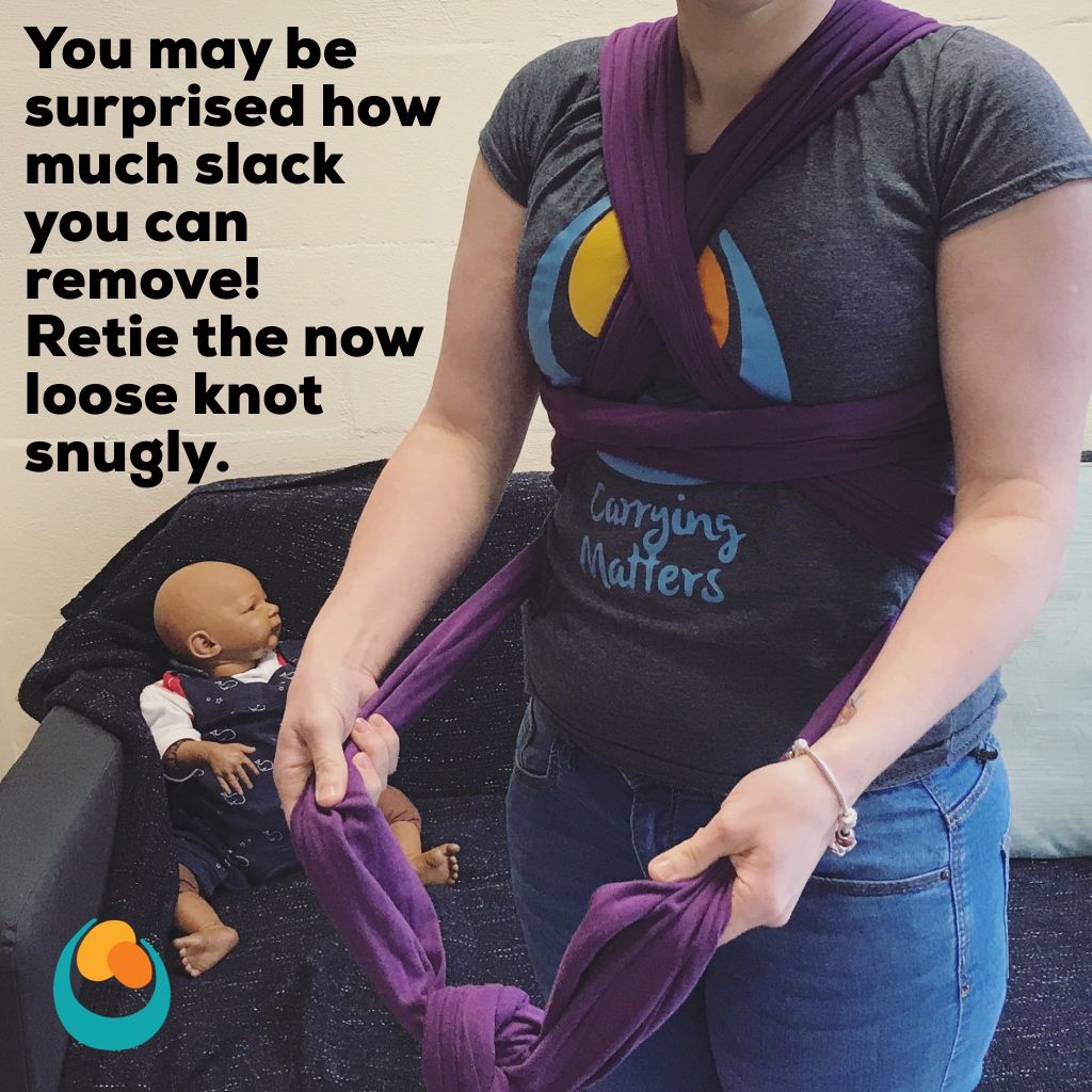 back carry stretchy wrap