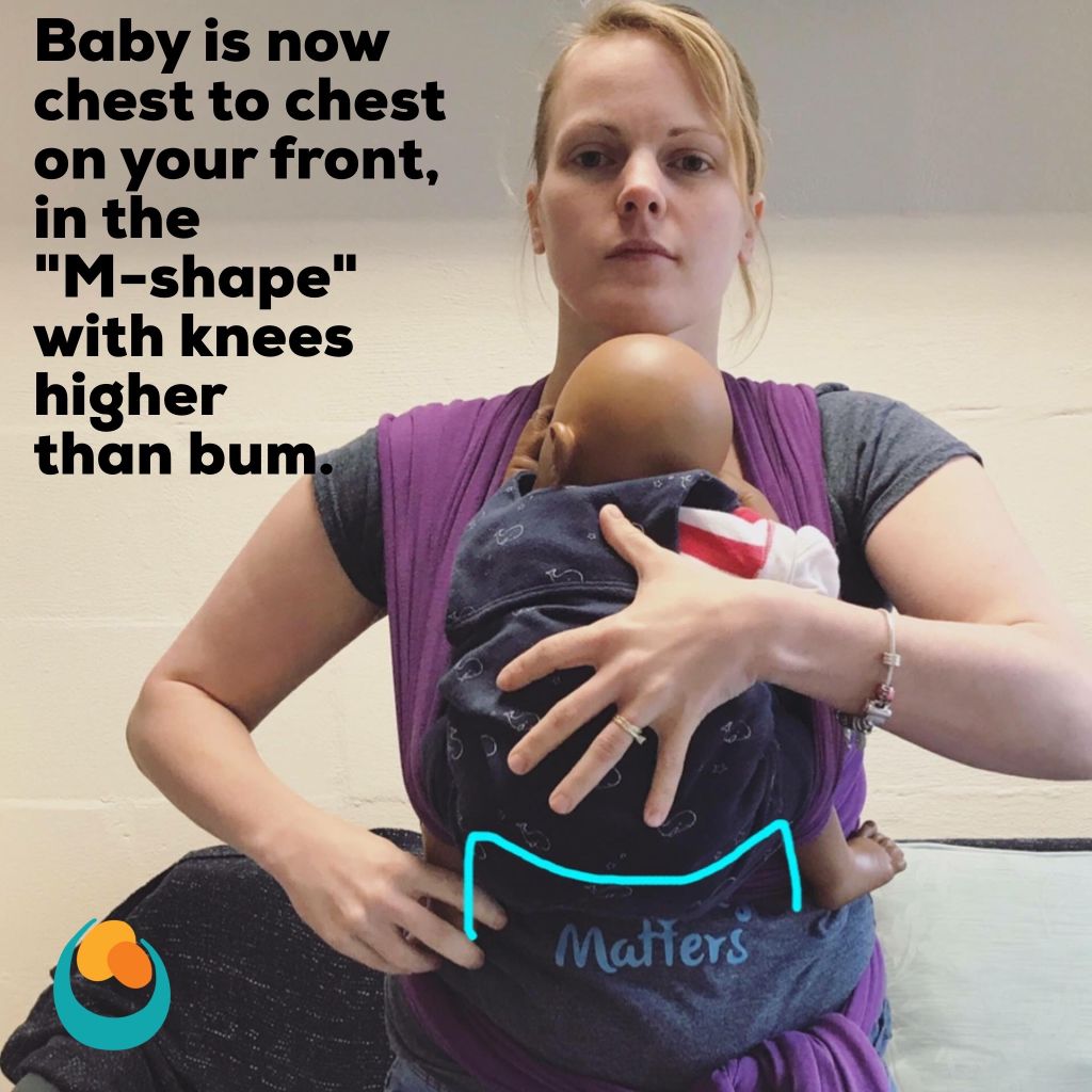 stretchy wrap forward facing