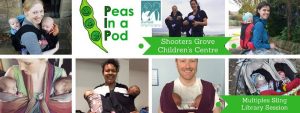 Peas in a Pod Multiples Sling Library drop in session @ Shooters Grove Children's Centre